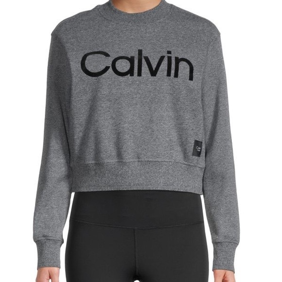 Calvin Klein Tops - Calvin Klein Performance Logo Drop Shoulder Sweatshirt